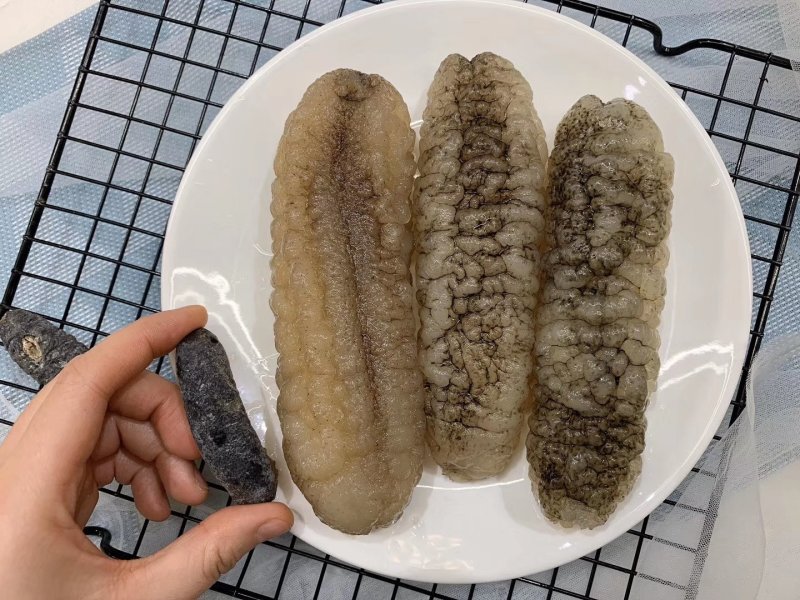 实拍原装35头斯里兰卡明秃参野生海参超高泡发质量保证