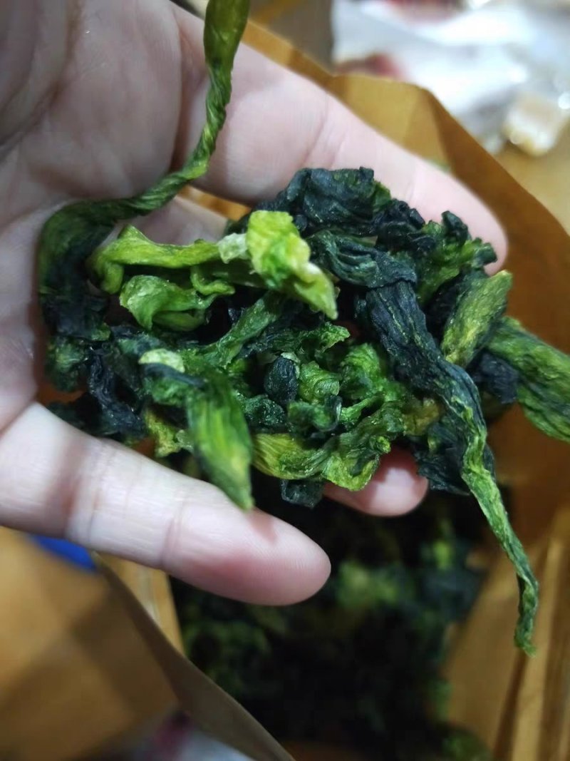 菜老蔫万年青脱水蔬菜干自制干菜干货嫩菜心