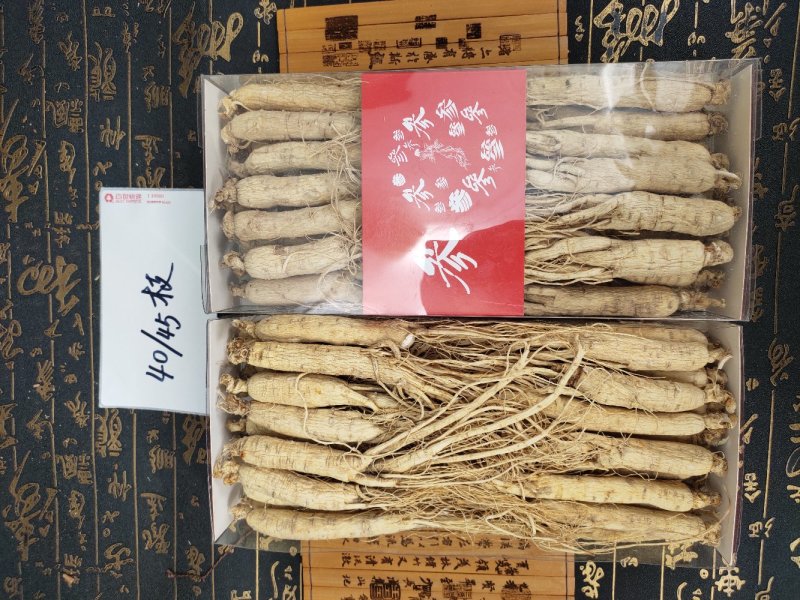 长白山人参全须生晒参白参普通货六年参龄自用