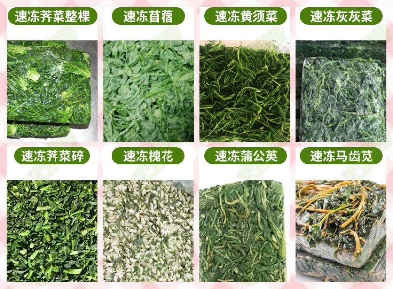 荠菜速冻荠菜碎速冻荠菜整颗