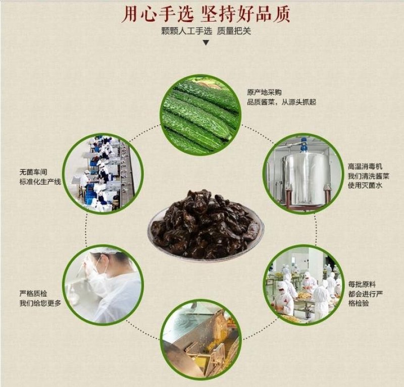 酱黄瓜段脆甜酱菜腌黄瓜小黄瓜咸菜蜜汁乳酱瓜片下饭菜