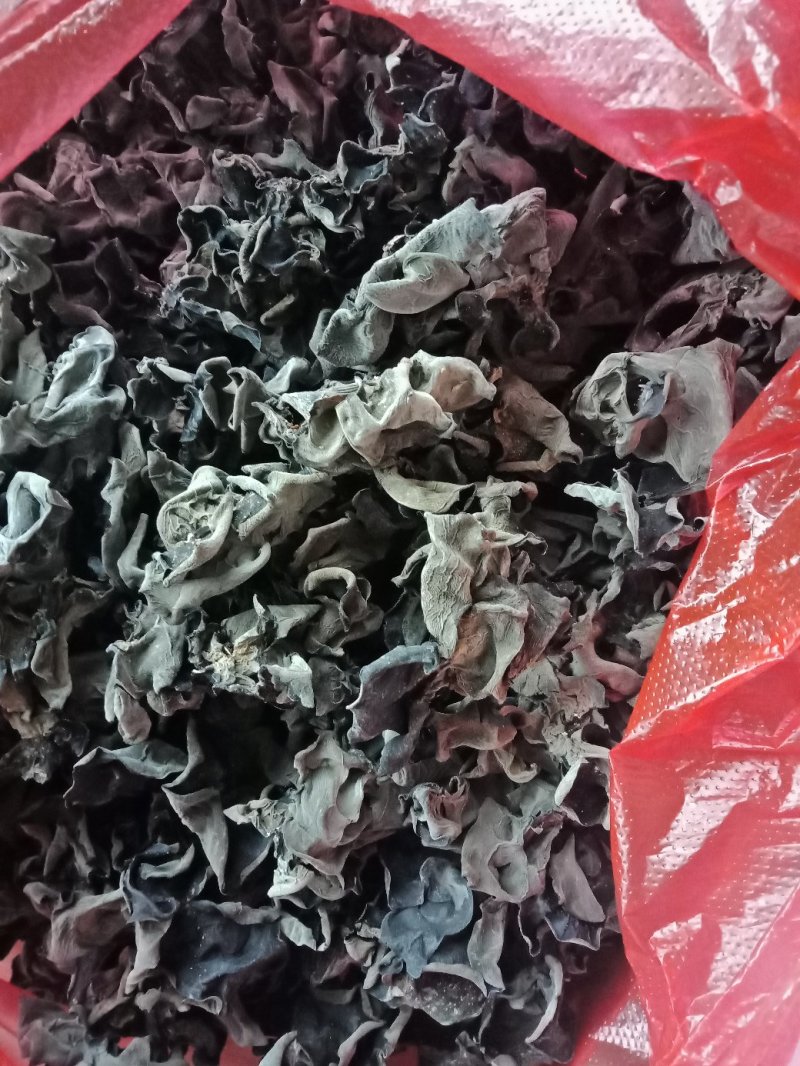 陕南特产黑木耳深山椴木木耳干货纯桦梨树耳子