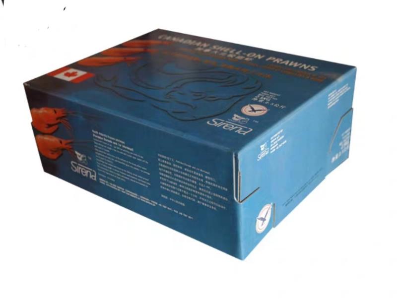 北极甜虾冻货包装盒籽虾海鲜通用礼盒美人鱼款5斤装批发