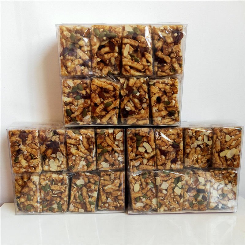 淘渡客每日坚果沙琪玛黑糖核桃巴旦木南瓜籽380g台湾风味
