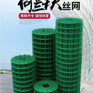 【买就送】草绿色小丝荷兰网养殖围栏护栏家用铁丝网厂家直销