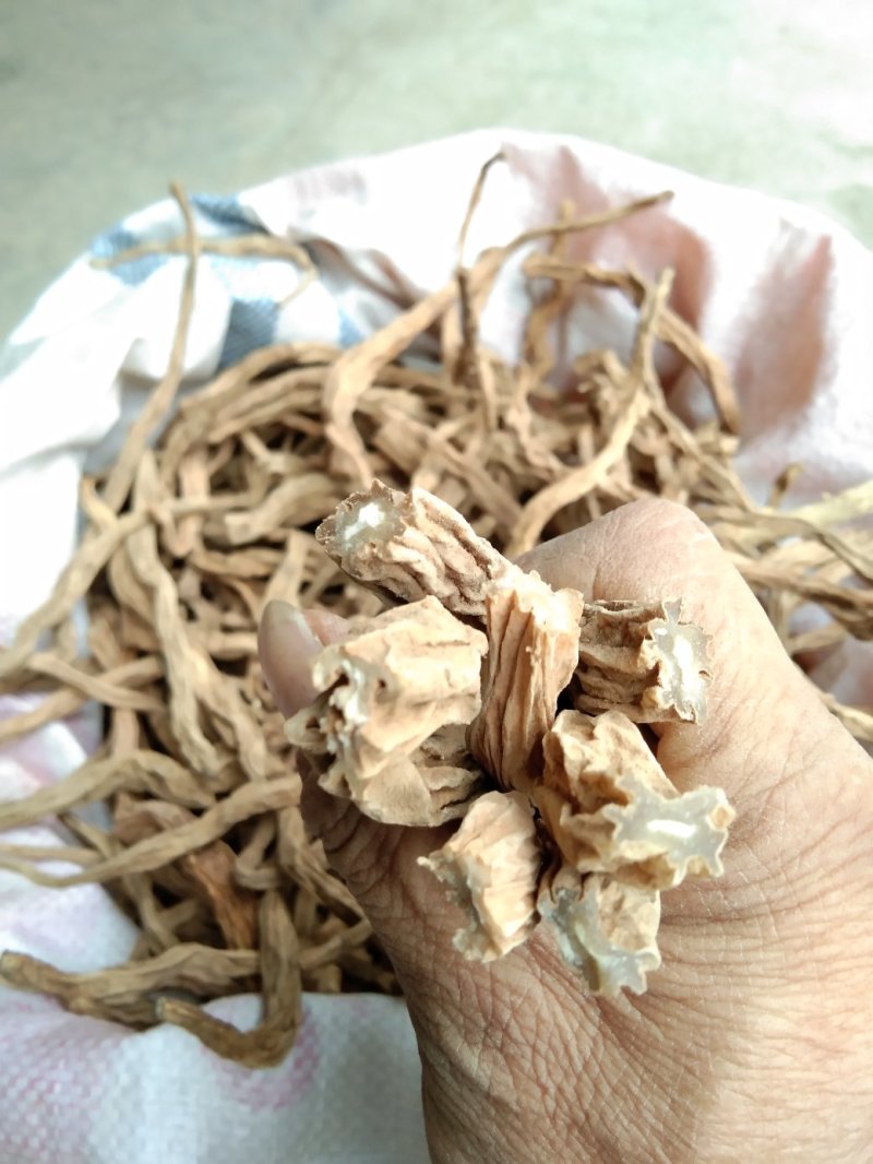 百部湖北产野生百部根干货水洗散装
