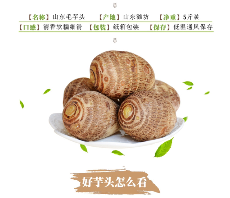 山东小毛芋头小芋艿一件代发