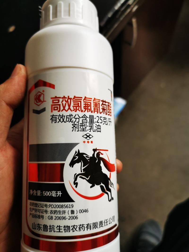 500克高效氯氟氰菊酯菜青虫小菜蛾杀虫剂