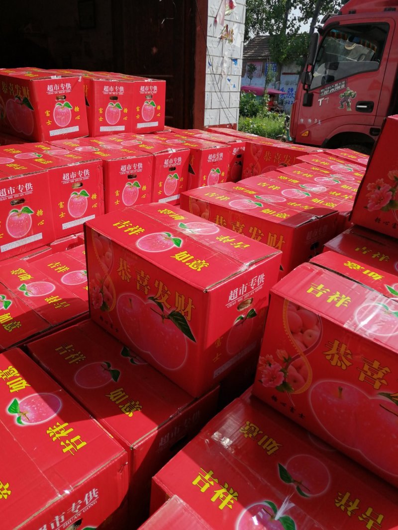 红富士苹果精品货源！质量保证！实力代收，按需包装质量保证