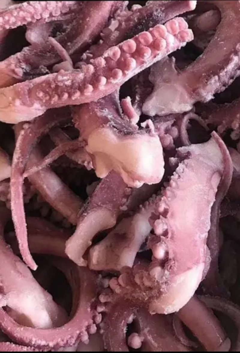 无冰衣无沙脆口章鱼足脆口鱿鱼须新鲜鱿鱼须小脆口须章鱼须