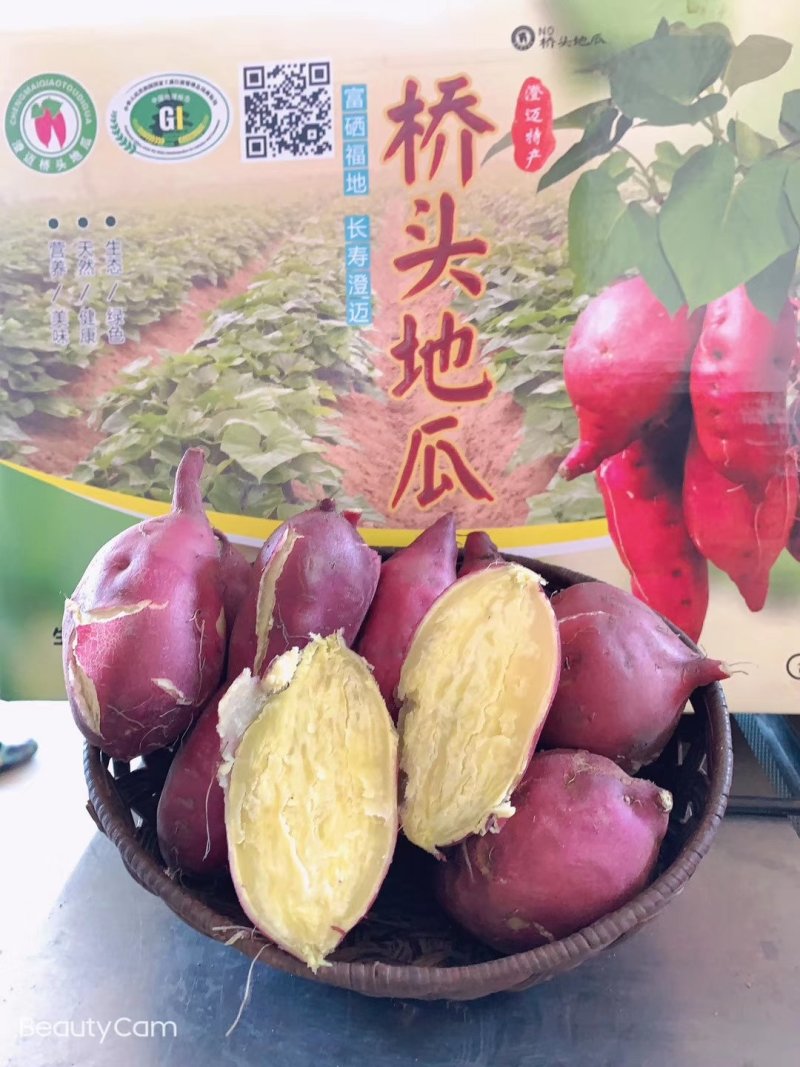 海南桥头富硒地瓜产地直发一件代发批发品质保证