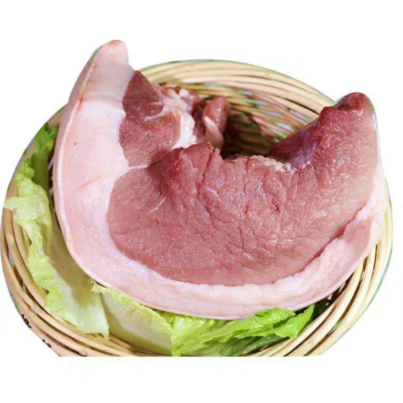 新鲜猪肉农家散养猪后腿肉新品特惠五斤装包邮