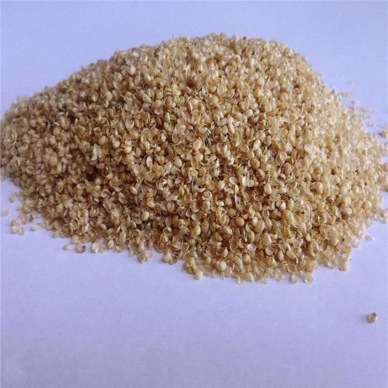 大量现货含尘低无霉变色泽鲜艳新鲜谷壳小米壳小米糠养殖用谷