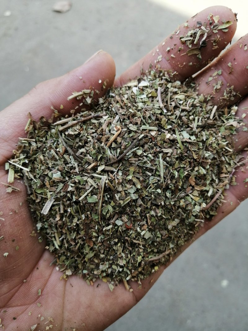 花生秧碎叶：蛋白质含量20%左右，适合所有的动物，
