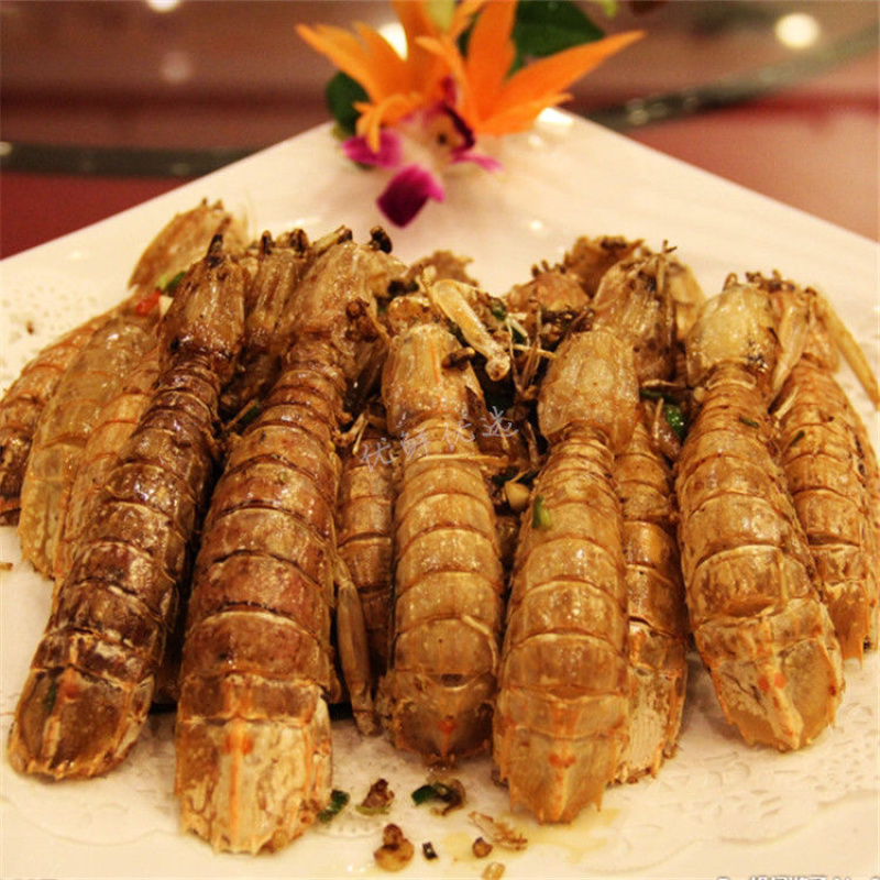 熟冻皮皮虾新鲜皮皮虾熟冻虾爬子虾姑虾婆婆琵琶虾满肉