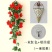 玫瑰仿真花壁挂花客厅装饰花吊篮花卉假花挂壁吊顶装
