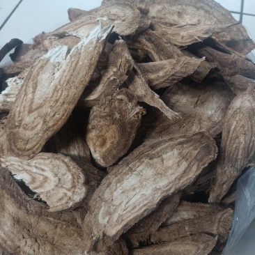 云南澜沧野生葛根片_自然晒干