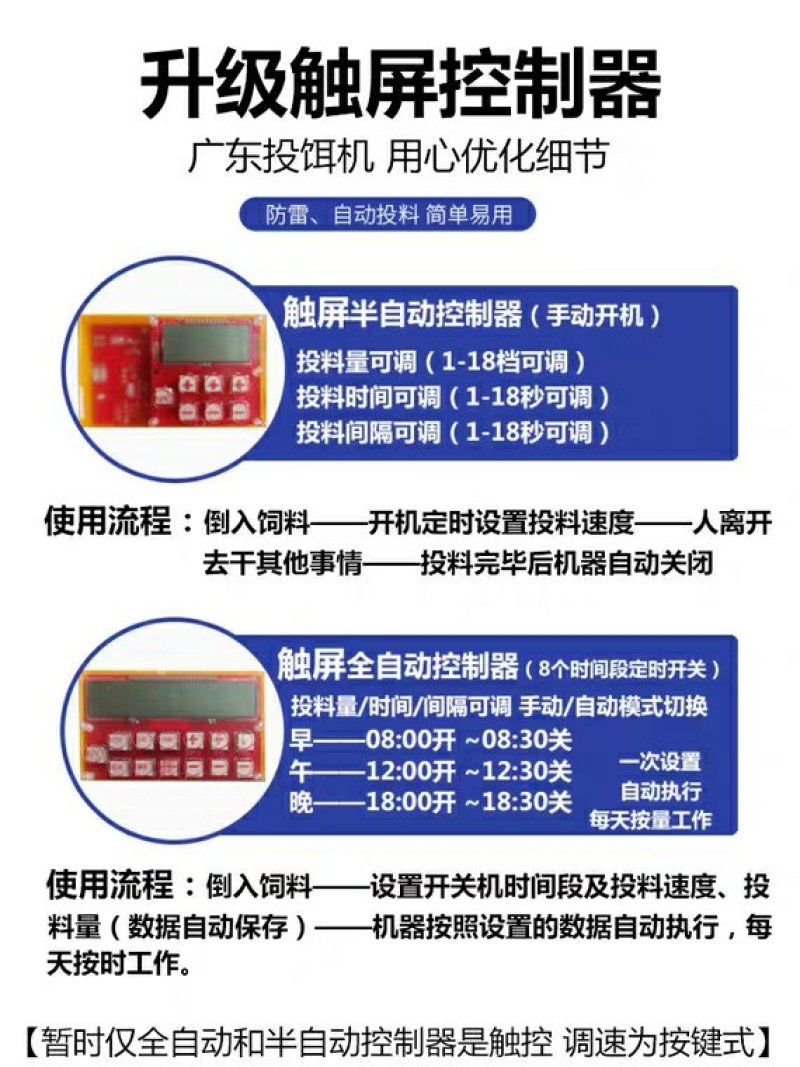 全新鱼塘投料机全自动无料停机大容量投饵机定时