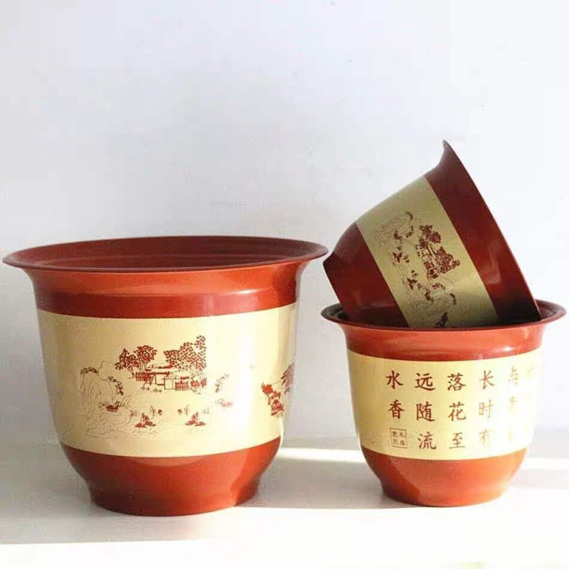 花盆《坏盆免费补发》全新料防陶瓷耐用花盆【包邮】