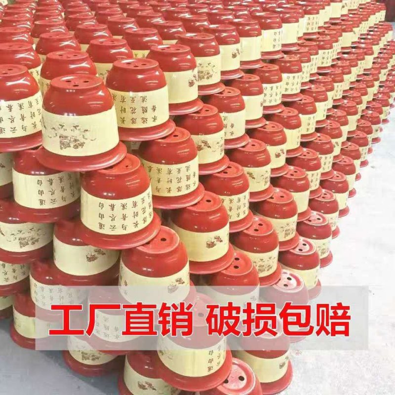 花盆《坏盆免费补发》全新料防陶瓷耐用花盆【包邮】