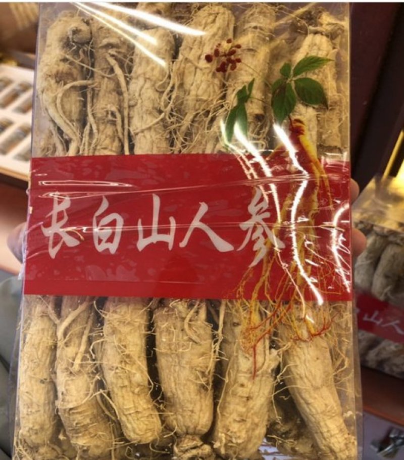 中药材人参个吉林产人参片不同规格内有视频中药材批发零售