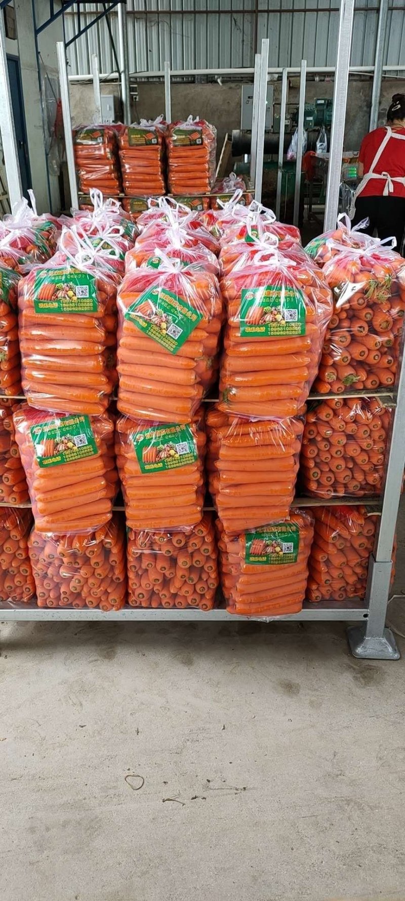 【精品】胡萝卜水洗三红产地自销量大价优可视频看货