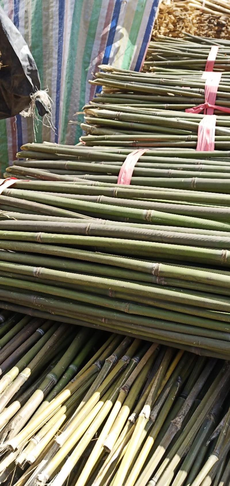 优质的菜架竹竿，新砍现货，竹子均是3年以上的野山竹