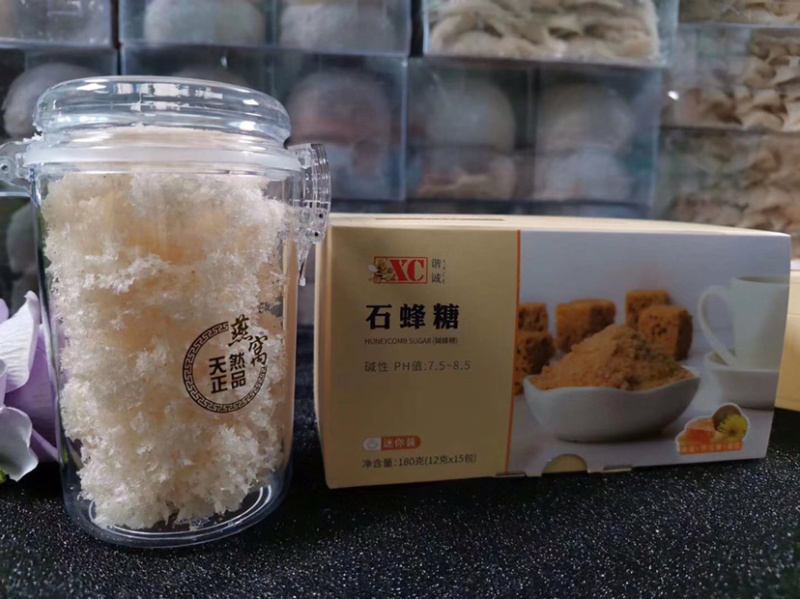 囊丝燕燕窝100克送一盒糖