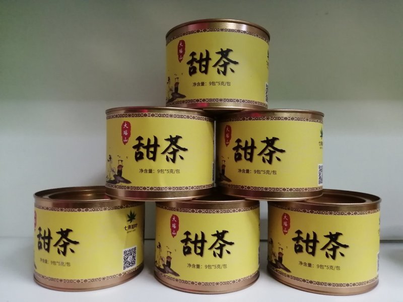 七角仙叶清热润肺广西大瑶山甜茶原生态无污染干品新茶小罐装