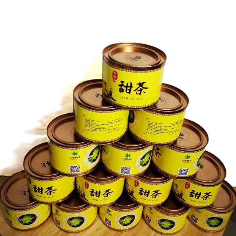 七角仙叶清热润肺广西大瑶山甜茶原生态无污染干品新茶小罐装
