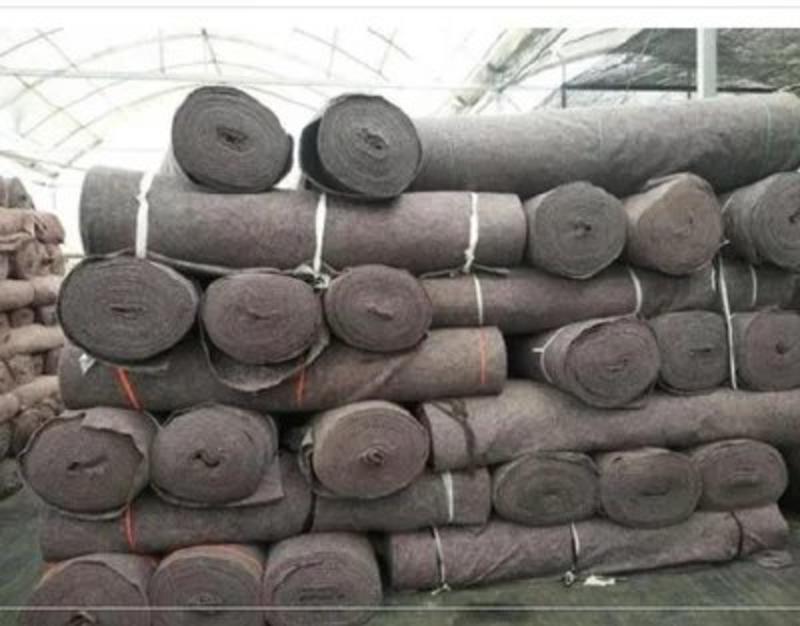 土工布毛毡公路养护保湿工程防水防寒保温棉被家具包装大棚保