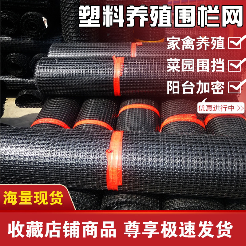 养鸡塑料网围栏网漏粪网阳台安全防护网隔离网鸡鸭围网