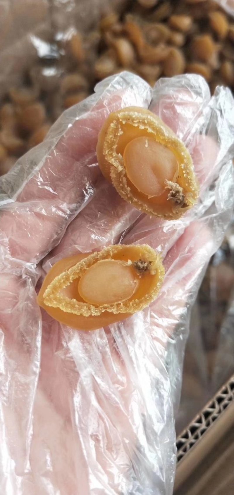 鲍鱼干新鲜鲍鱼干货250克50头新鲜活大鲍鱼制成大鲍鱼干