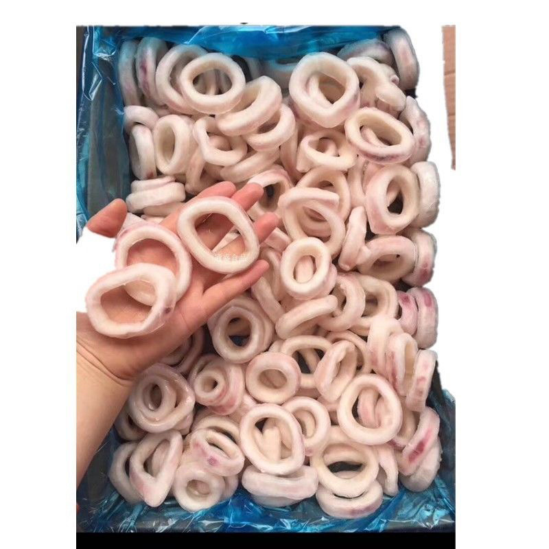 鱿鱼圈质优品良出口品质无泡水鱿鱼圈