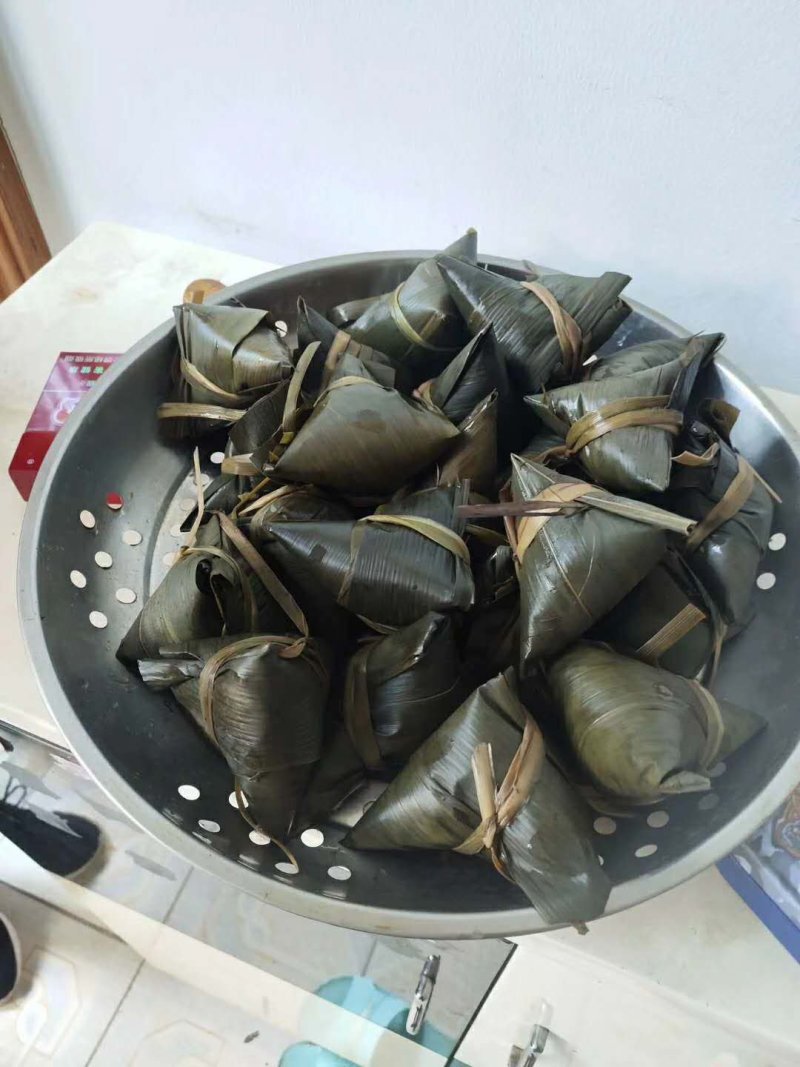 红枣江米粽子，传统手工包的绝无添加剂