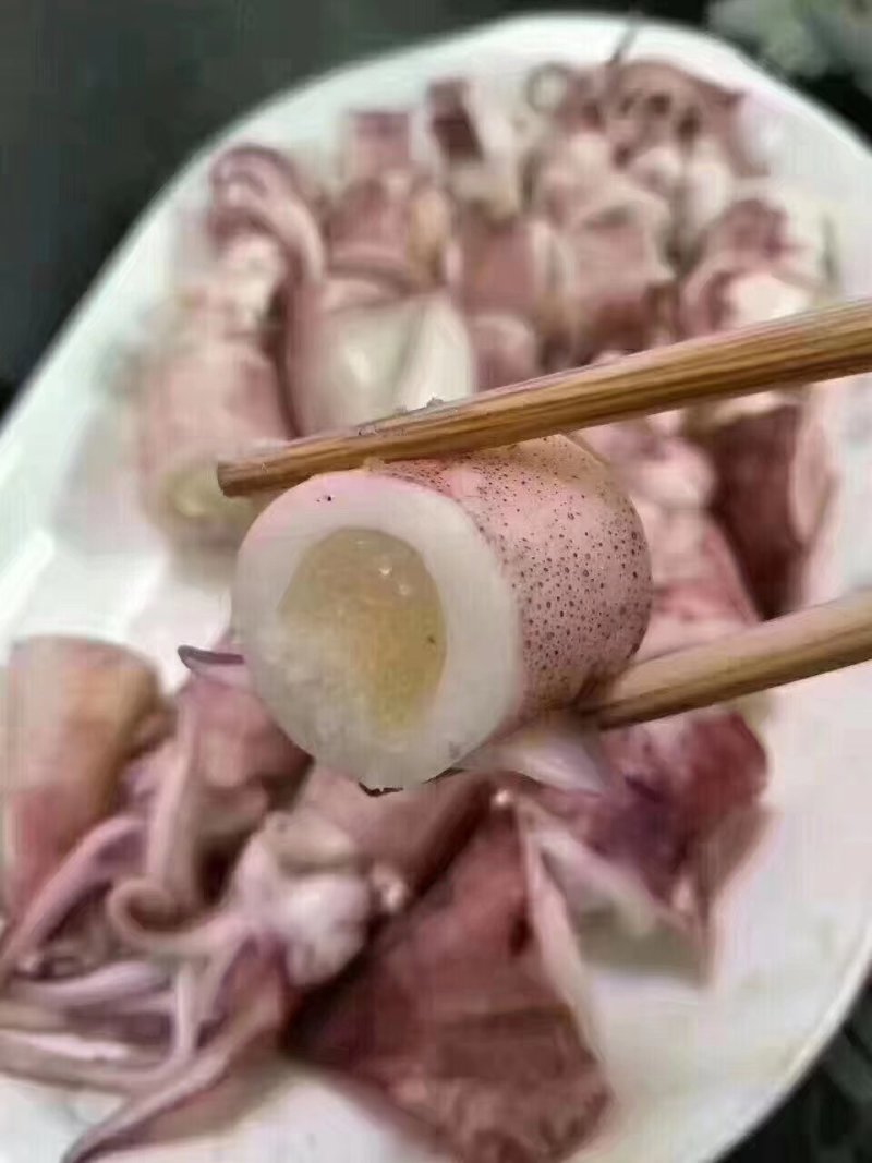 带籽鱿鱼