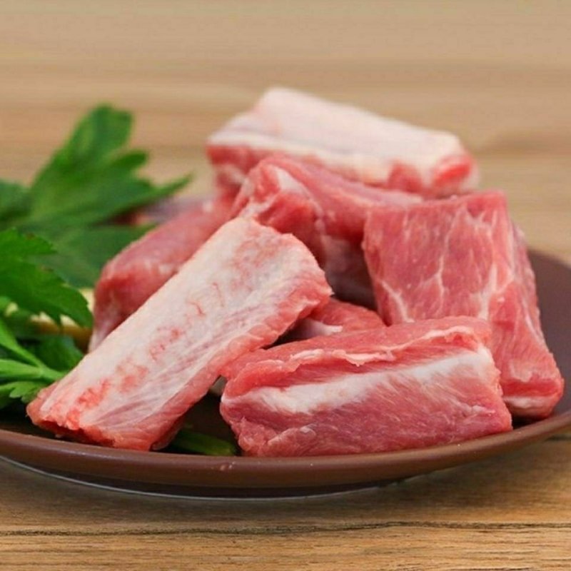 肋排猪仔排排骨猪肋排一箱净重20斤4片装实图照