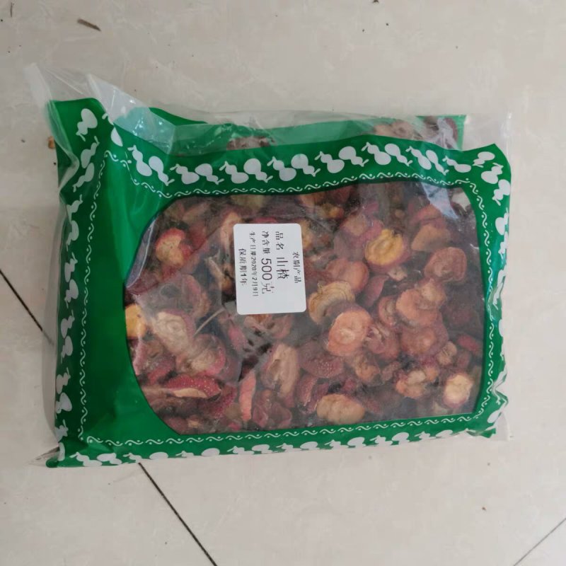 山楂干山楂片干货山楂中药材农产品