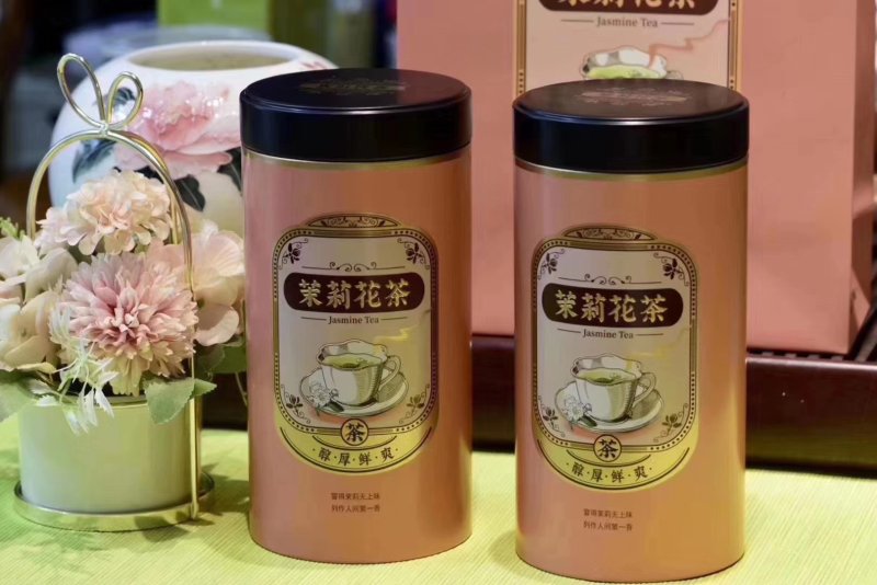 茉莉花茶白雪芽，新茶7窘浓花香一斤两罐装