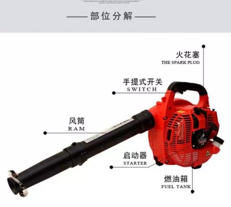 手提风送式汽油喷雾器农用打药机背负喷壶弥雾机高压大棚养殖