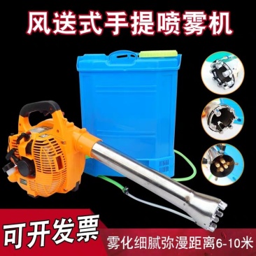 手提风送式汽油喷雾器农用打药机背负喷壶弥雾机高压大棚养殖