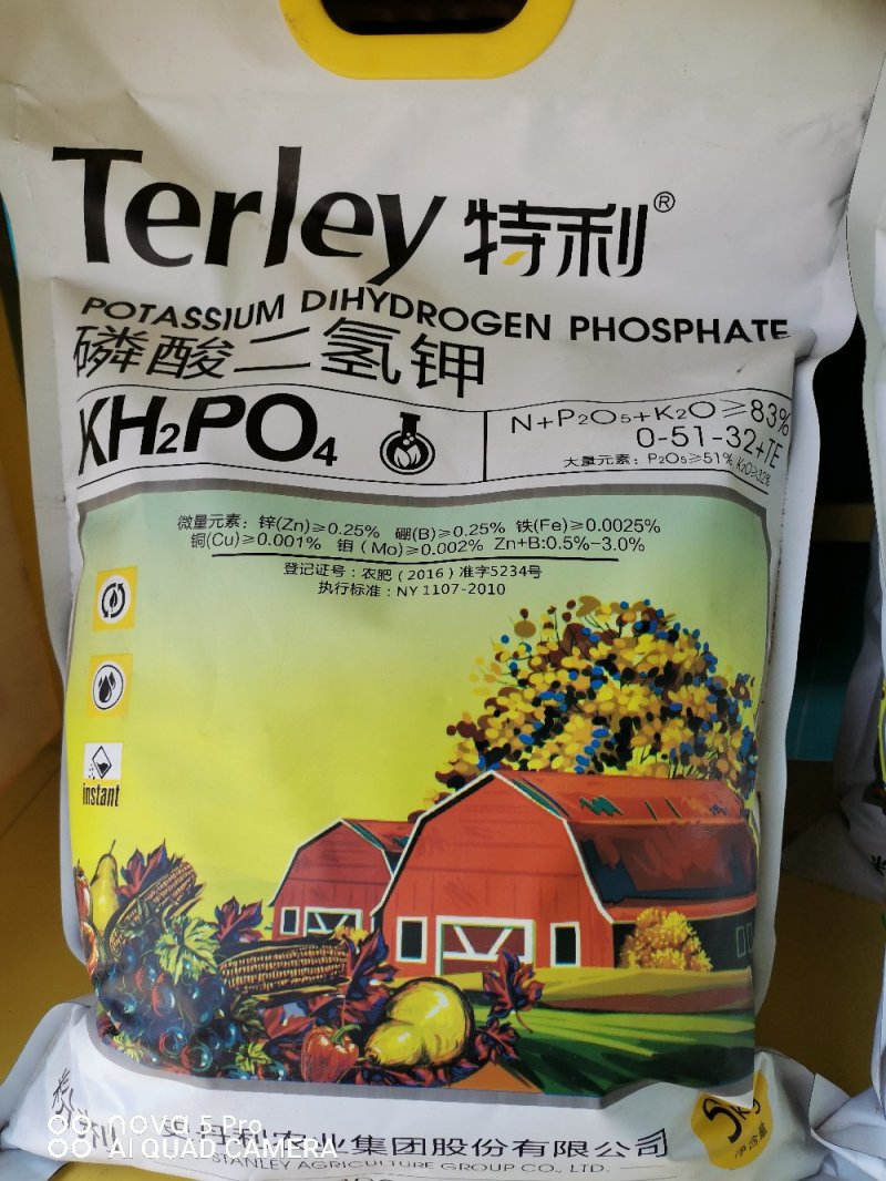史丹利（磷酸二氢钾）保花保果膨果着色增甜促进发芽分化