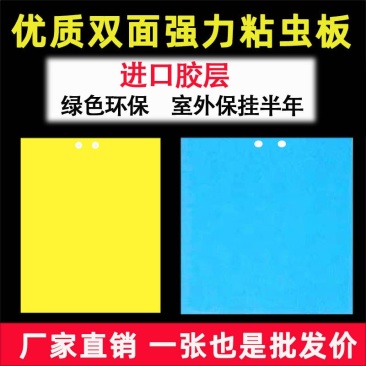 粘虫板诱虫板黄蓝板厂家直销！