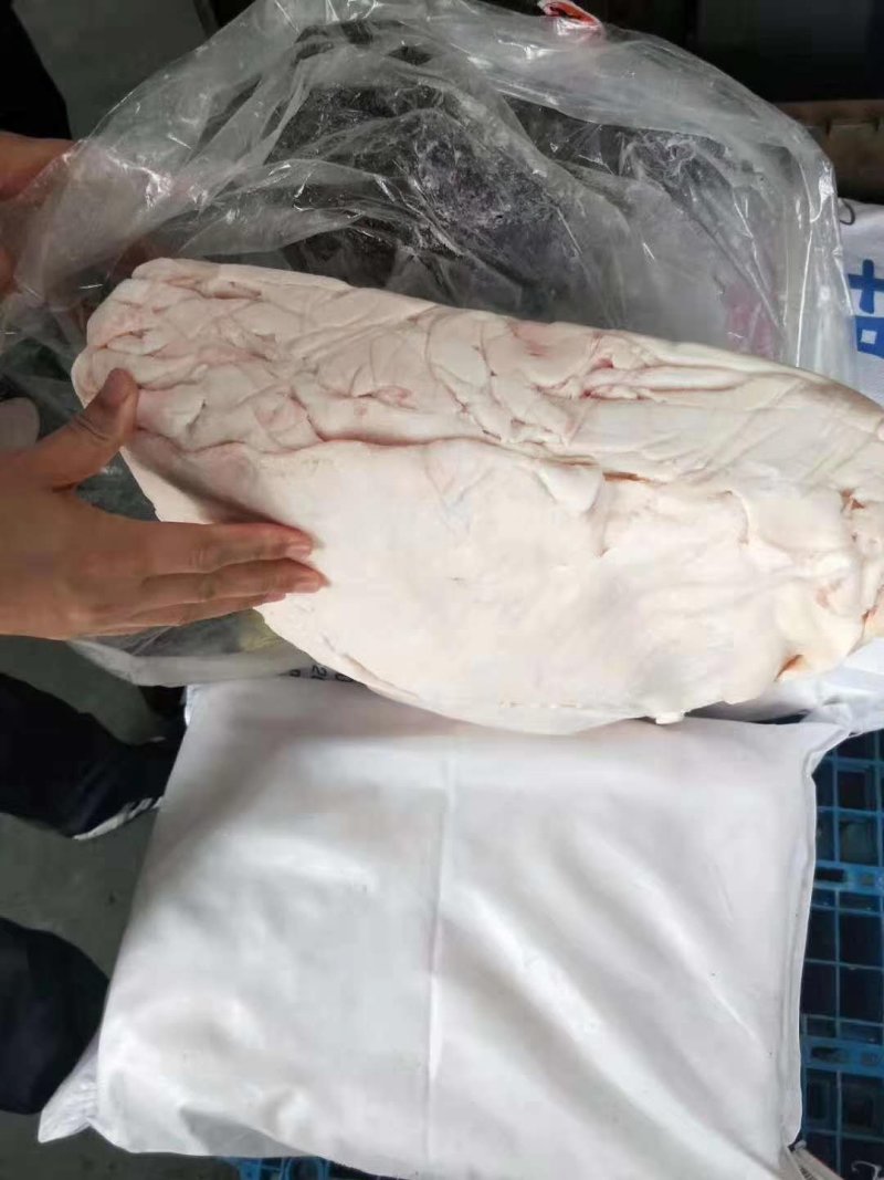 国产肥猪精修薄肥膘肉