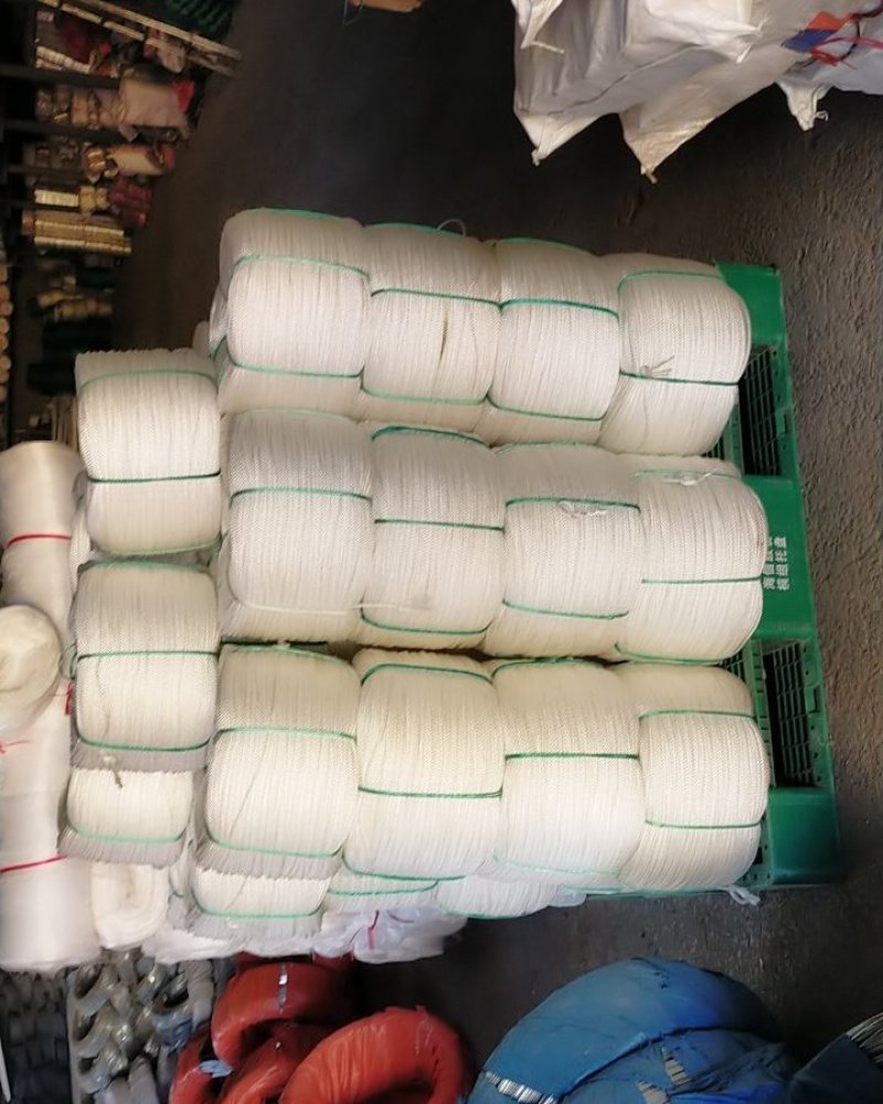 打包绳压膜绳尼龙绳大棚滑车绳供应大量大棚配件