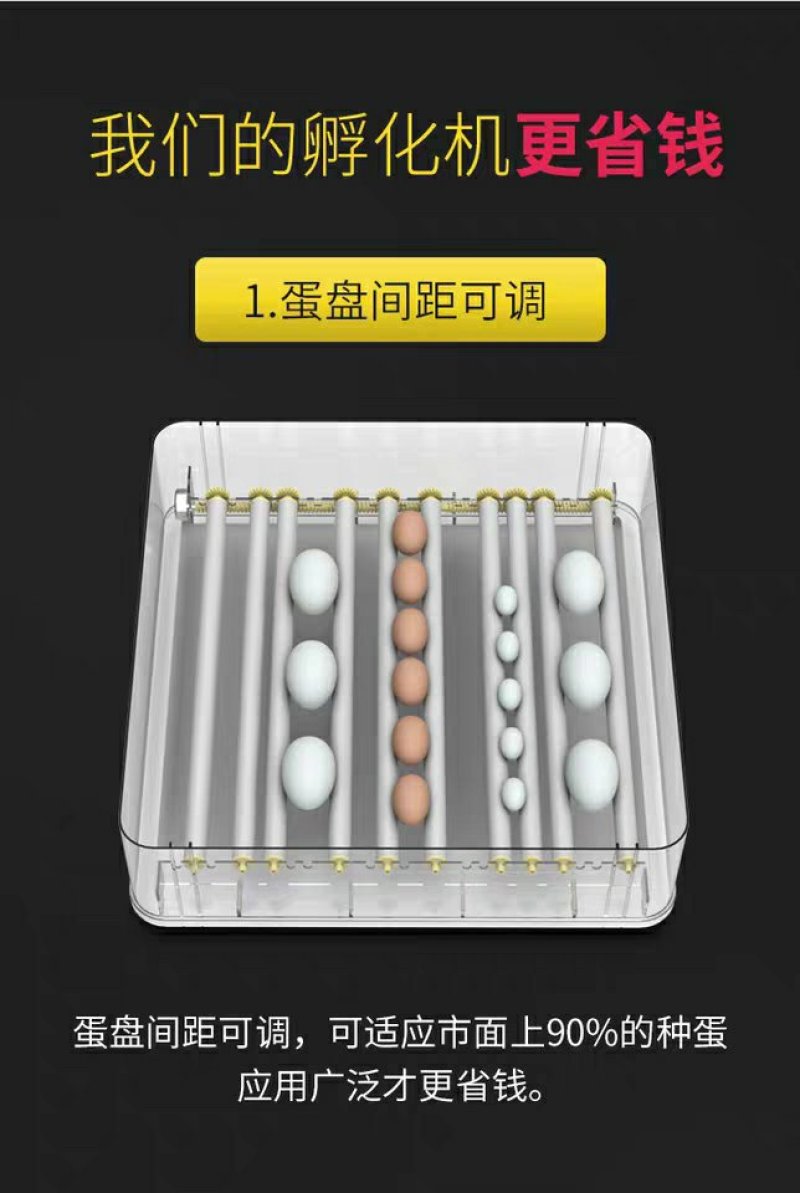 暖福宝孵化机全自动家用型孵小鸡的机器小型水床孵化器智能孵