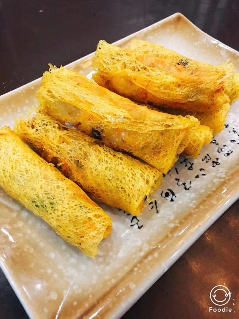 包邮金丝虾卷10条一盒酒店用品油炸甜品