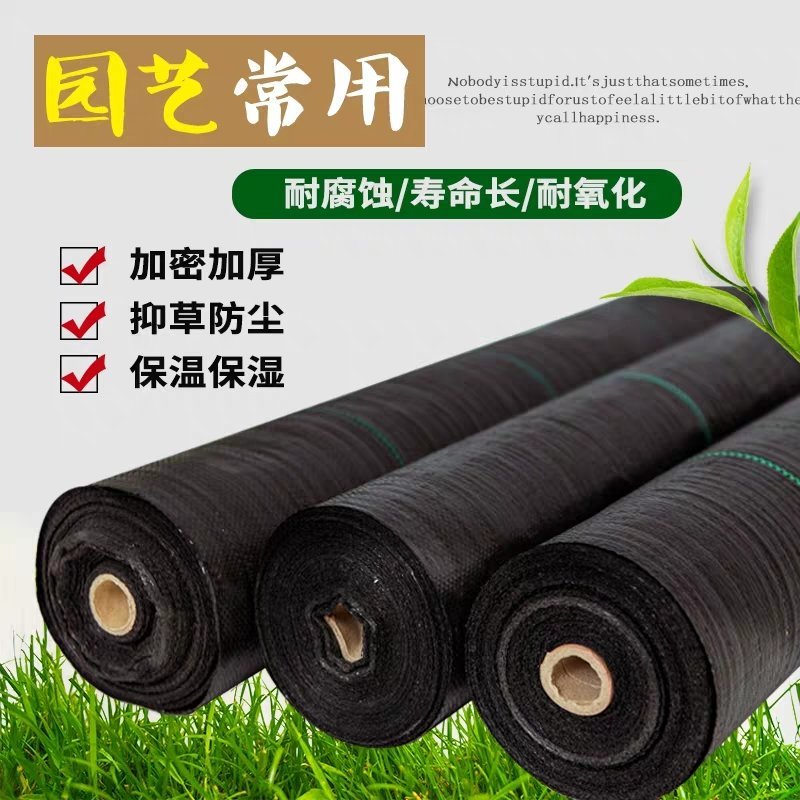 防草布除草布加密加厚抗老化农用果园透水地膜园艺地布