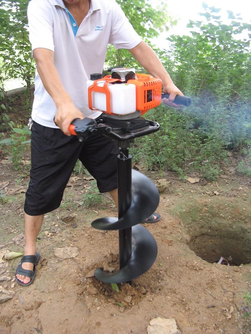 挖坑机地钻机手持式钻地机树坑钻孔器打窝器