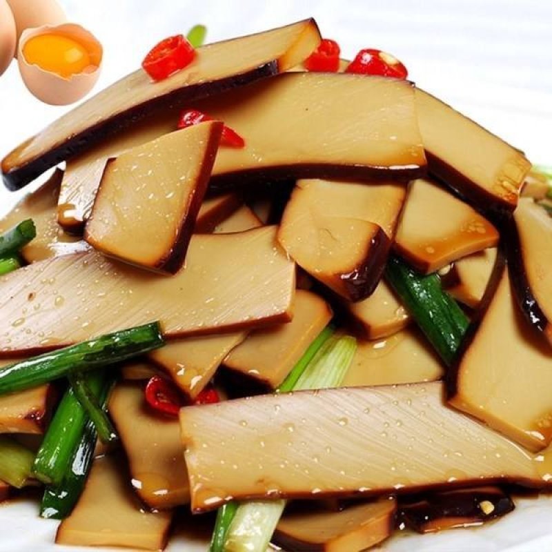 陕南农家自制烟熏柴火腊豆腐干